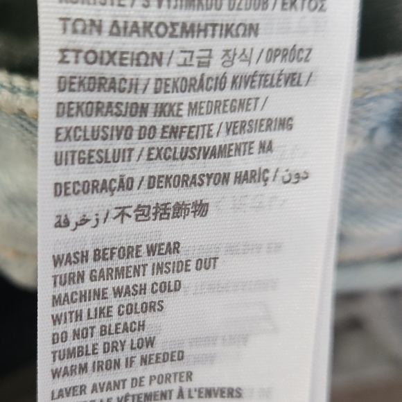 *SOLD* Abercrombie & Fitch Hooded Distressed Jean Jacket - Picture 7 of 7